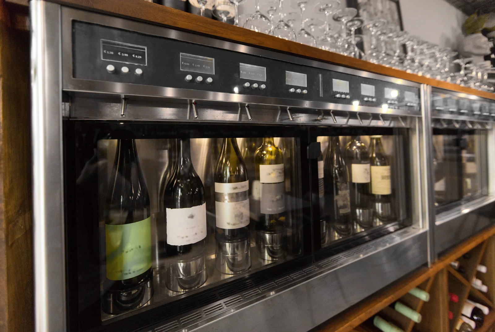 Wine cooler service and temperature calibration.